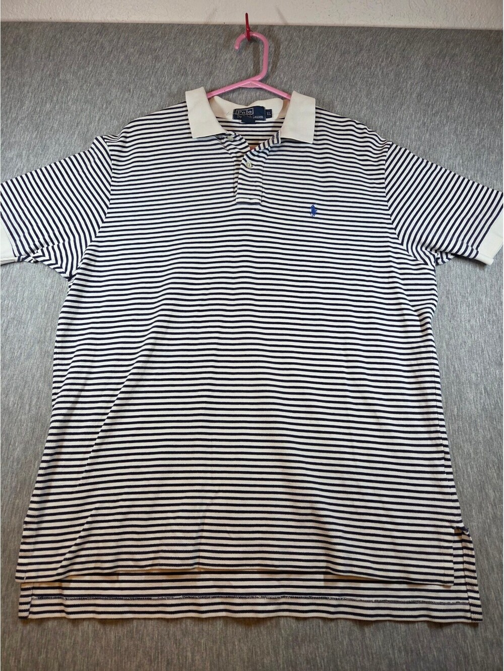 Polo by Ralph Lauren Men's XL Striped Cotton Polo Shirt
